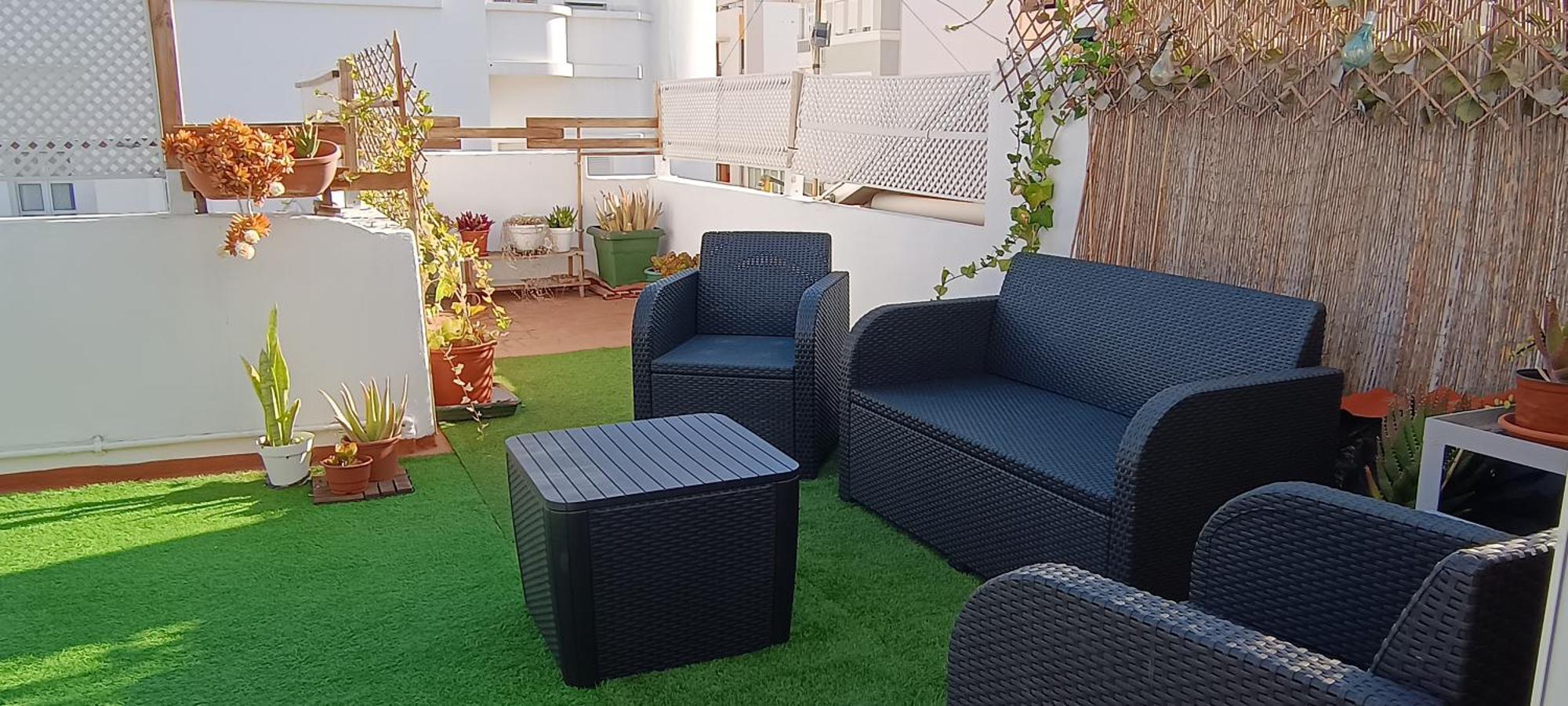 Apartment Center Cruz, Centrico Con Gran Terraza, Cocina , Salon Y Banos, Todo Privado